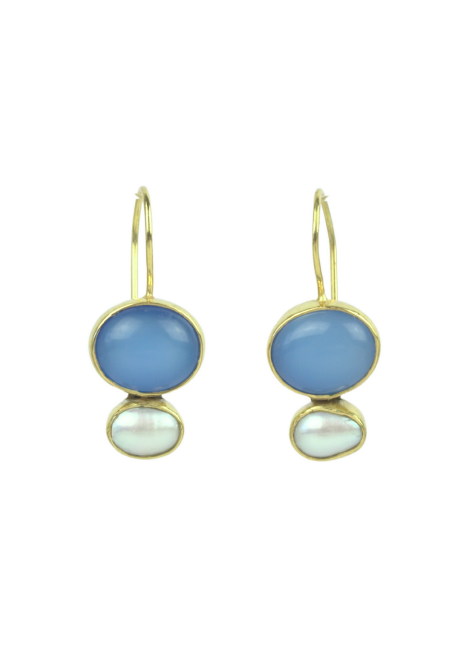 Wendy Perry Designs Issie Blue Chalcedony Earring