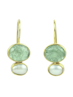 Wendy Perry Designs Issie Light Green Aventurine Earring