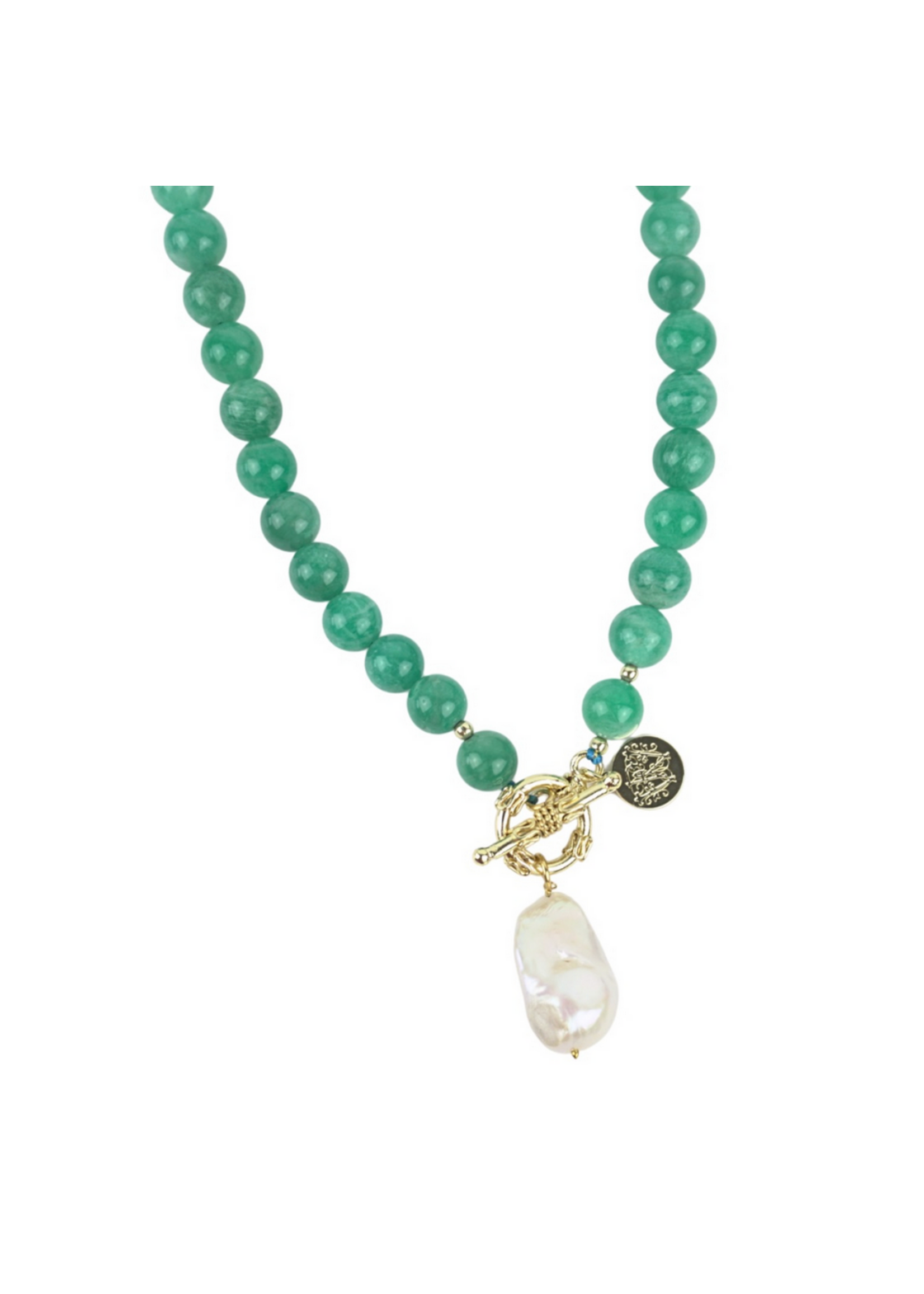 Wendy Perry Designs Amazonite Traber Necklace