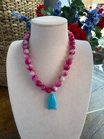 Wendy Perry Designs Samibel with Turquoise Fish Necklace