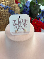Wendy Perry Designs Teensie Pearl Cross Stud
