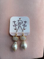 Wendy Perry Designs Moonstone Georgina Pearl Drop Earring