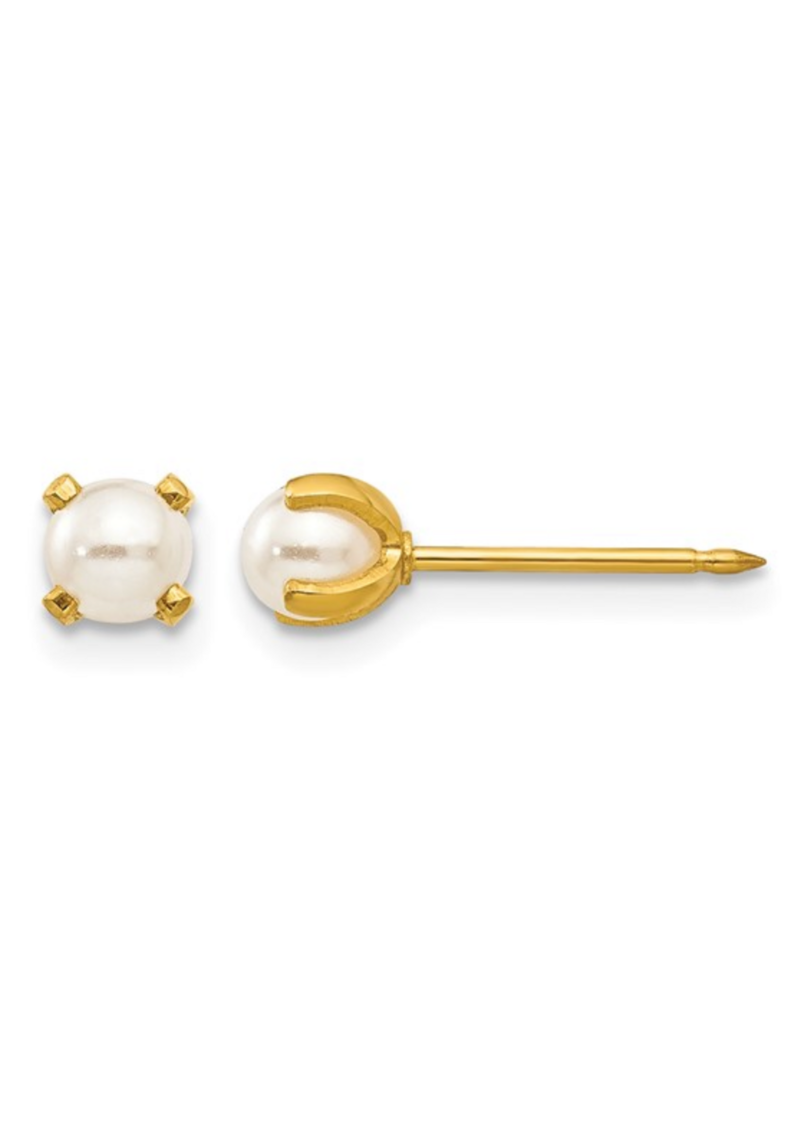 Jordans 4mm Pearl Locking Back Stud