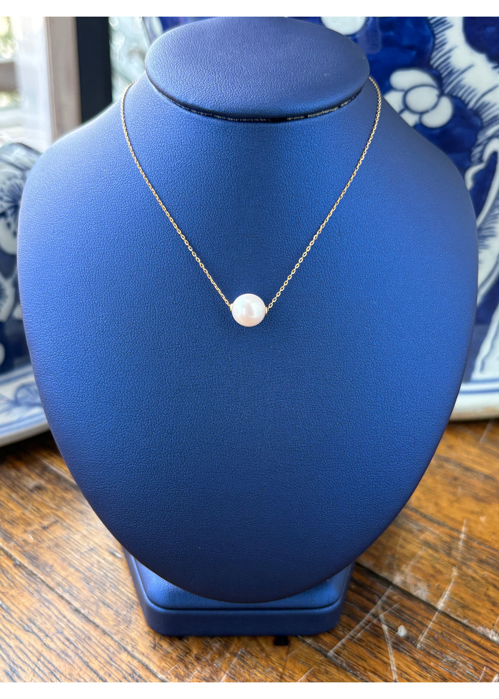 Jordans 14k Single 8mm Akoya Pearl Necklace