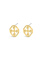 Gracewear Shield Post Earring GP Signature Collection