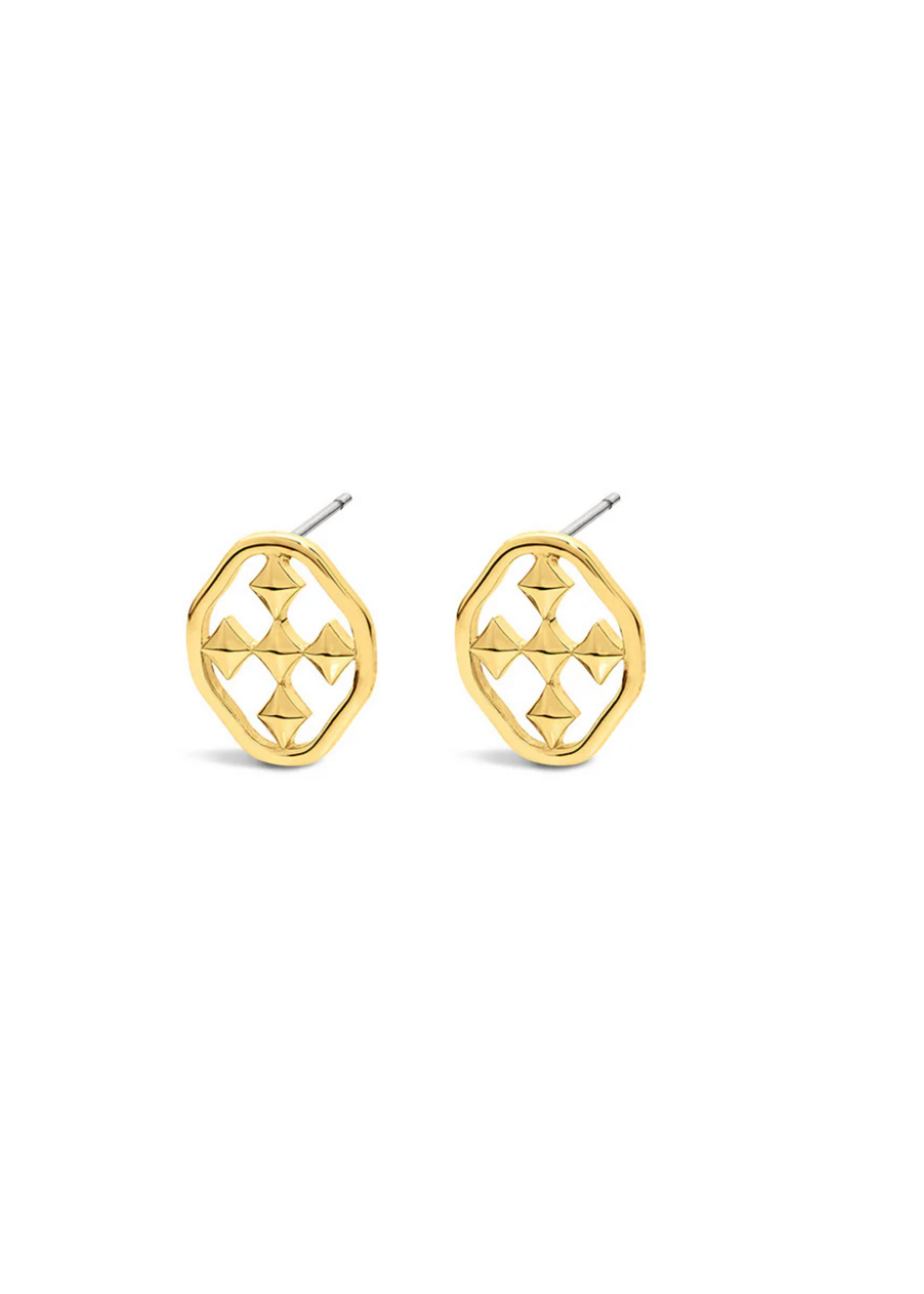 Gracewear Shield Post Earring GP Signature Collection