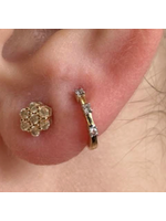 Jordans 10k Lab Grown Diamond Huggie Hoops .11cttw