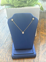 Jordans .12cttw GP Lab Grown Diamond Pendant & Stud Set