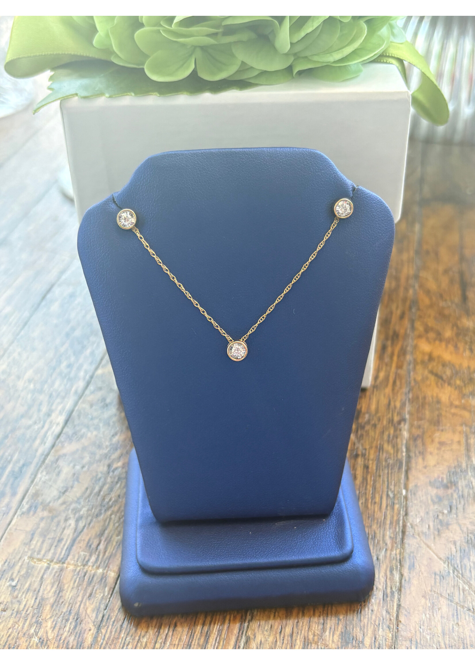 Jordans .20cttw GP Lab Grown Diamond Pendant & Stud Set