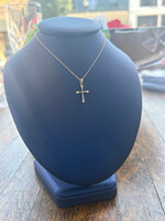 Jordans .15cttw Quad Diamond Cross 14k