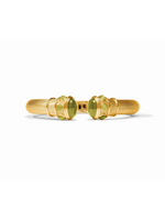 Julie Vos Cobblestone Demi Cuff - Green Cat's Eye