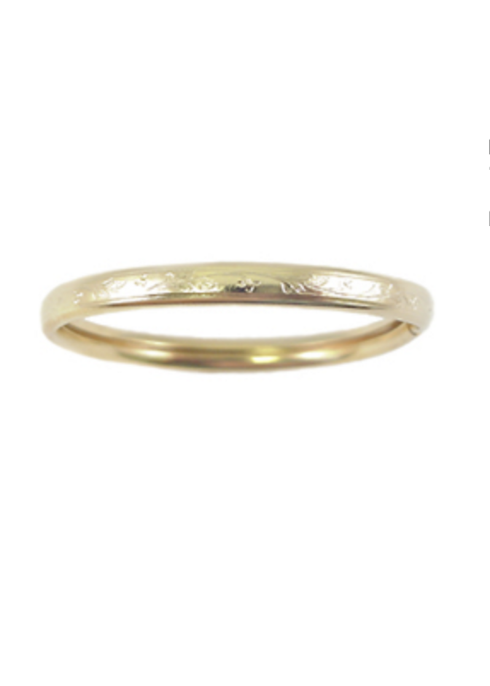Jordans Baby Bangle Gold Filled