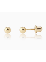 Jordans GF Bead Screw Back  Earrings