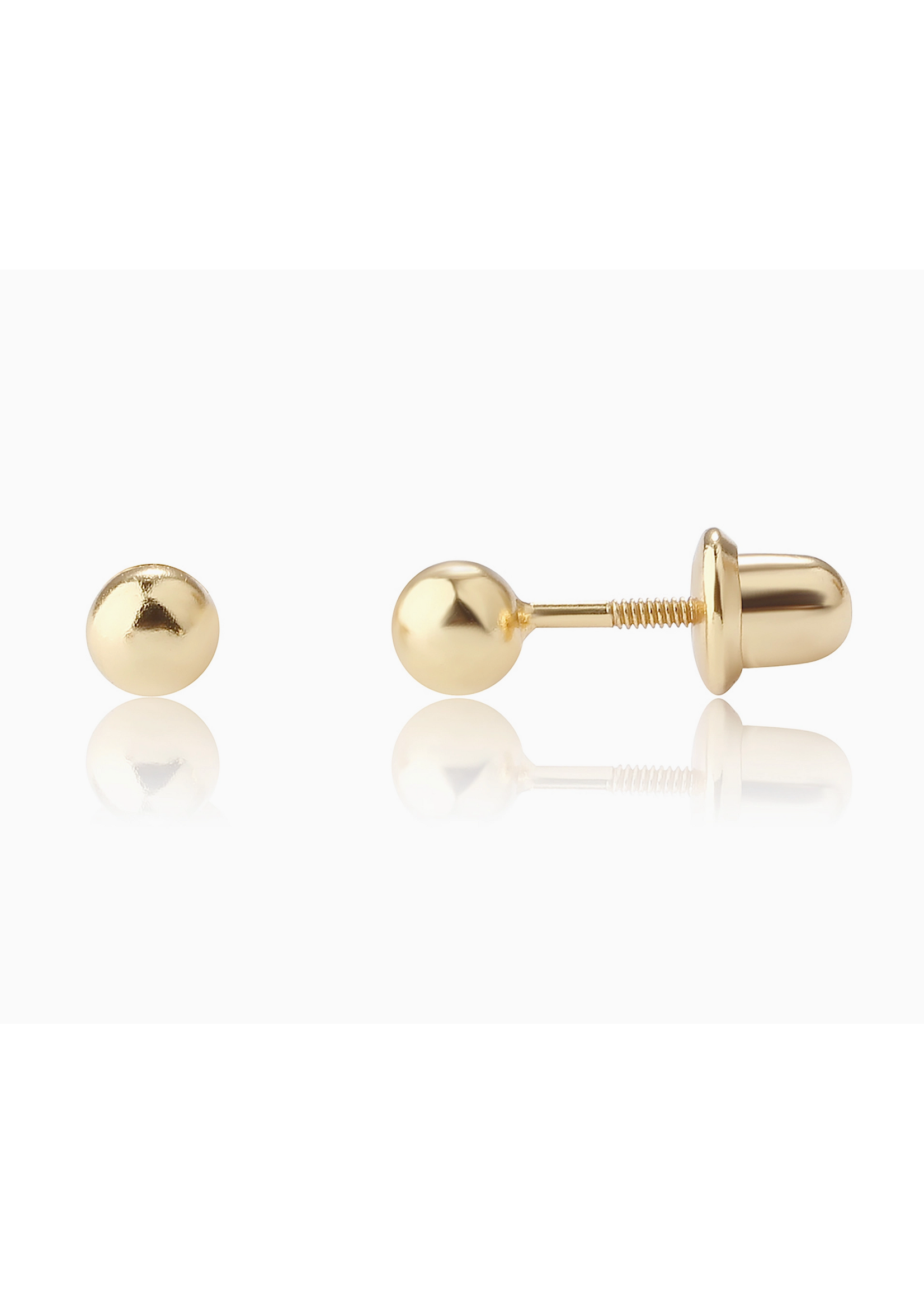Jordans GF Bead Screw Back  Earrings