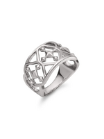 Gracewear Sterling Silver Shield Ring sz 6