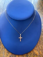 Jordans 14k Etched Cross Necklace 16in