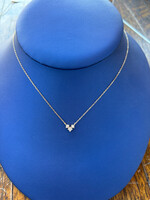 Jordans GP Lab Grown Diamond Trio Necklace adj Chain