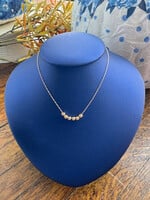 Jordans 14k Petite 4mm Add-A-Bead starter necklace 16inch