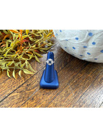 Jordans The Blue Belle Ring .70cttw Sapphire .20cttw Diamond 10k white