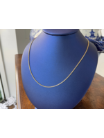 Jordans 1mm 10k Gold Wheat Chain 18in