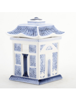 Jordans Blue Willow Lidded Jar