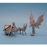 Dungeons & Dragons - Figurines - Faerie w/ Fox (3 pieces)
