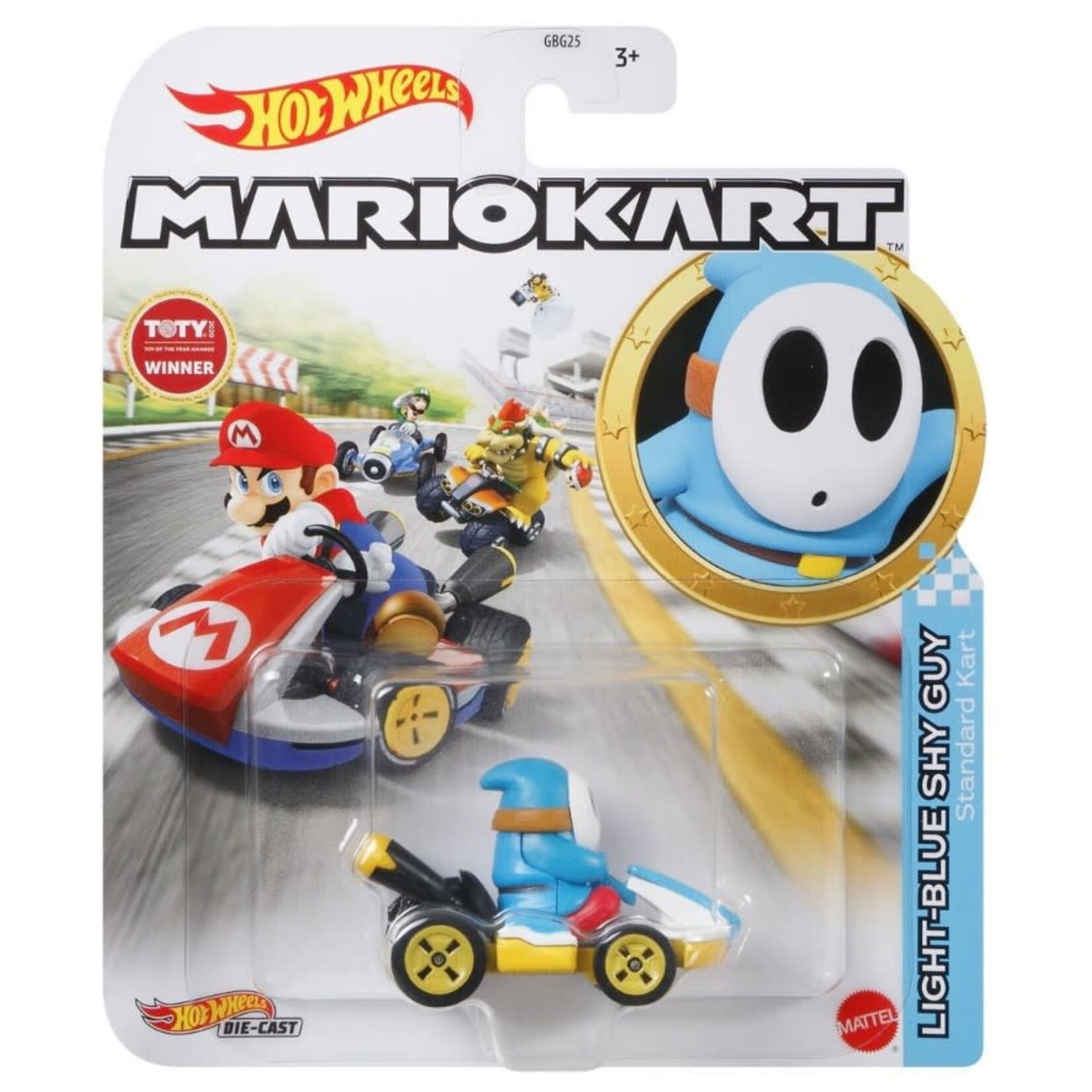 hot wheels Mario Kart Hot Wheels - Light-Blue Shy Guy