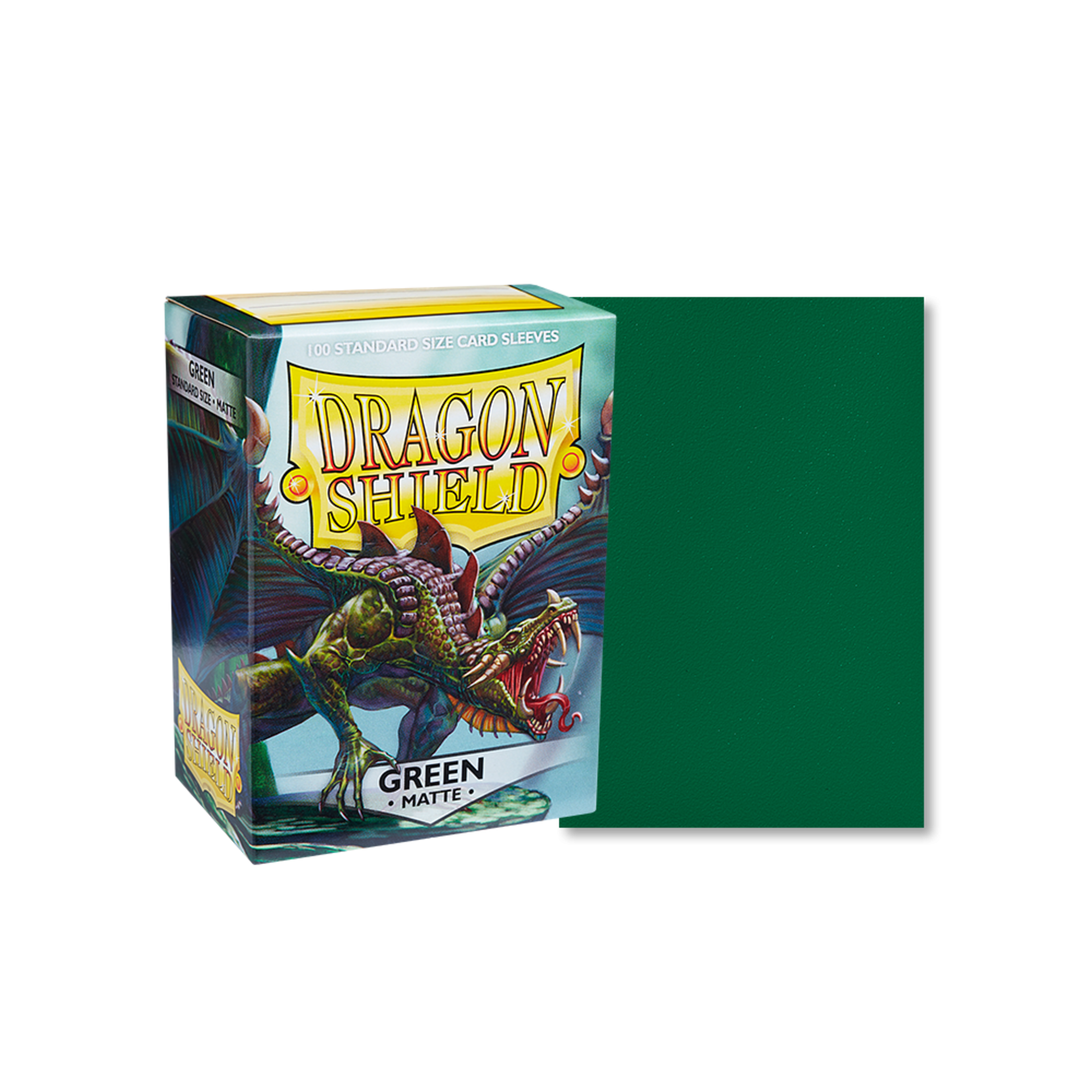 Dragon Shield Dragon Shield Sleeves:  Matte Green (100 ct.)