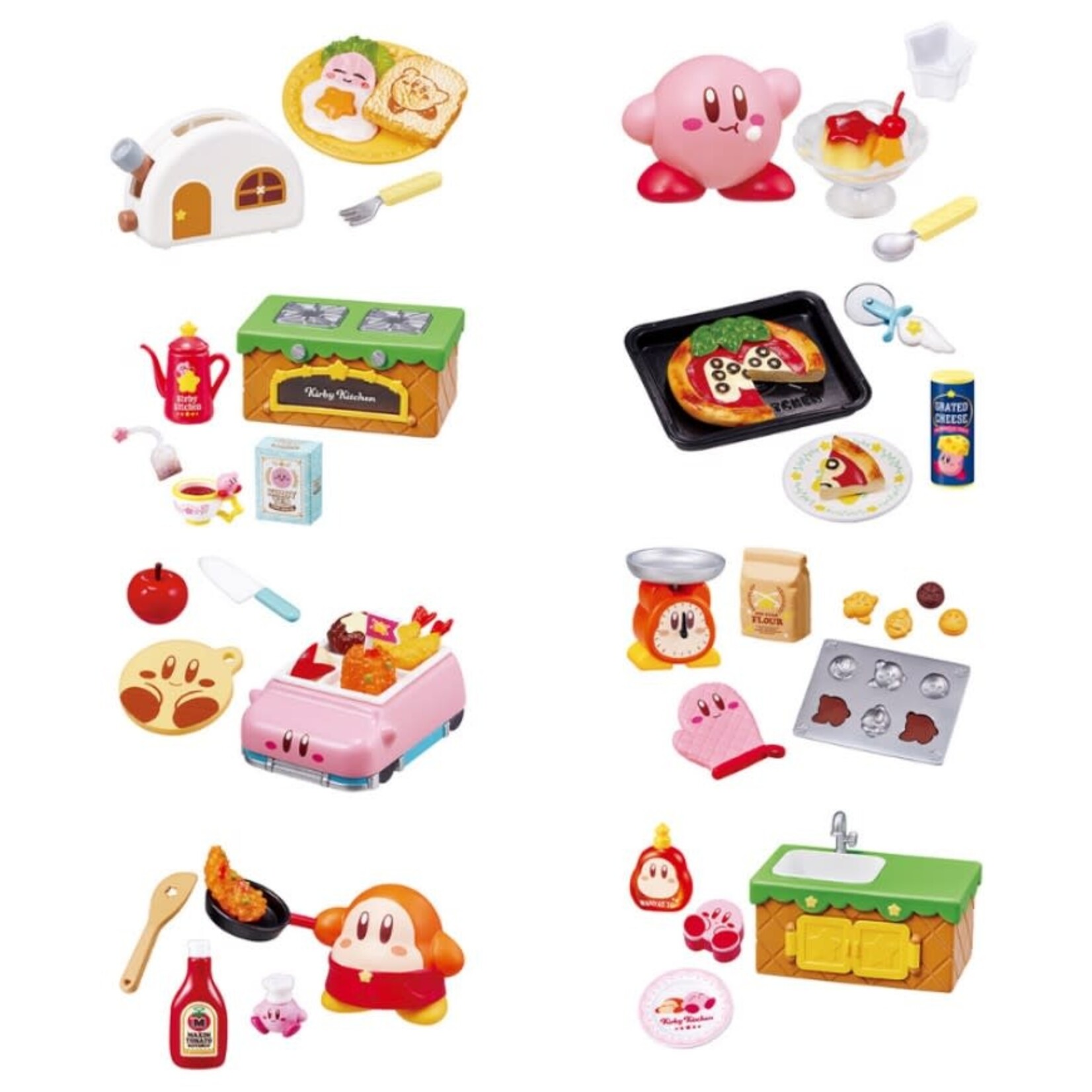 Kirby Kirby - Hungry Kirby Kitchen Re-Ment Collection