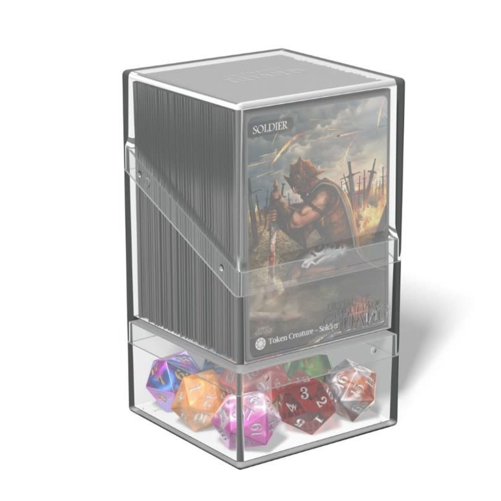 Ultimate Guard Ultimate Guard - Boulder N Tray 100+ Deck Box (Clear)