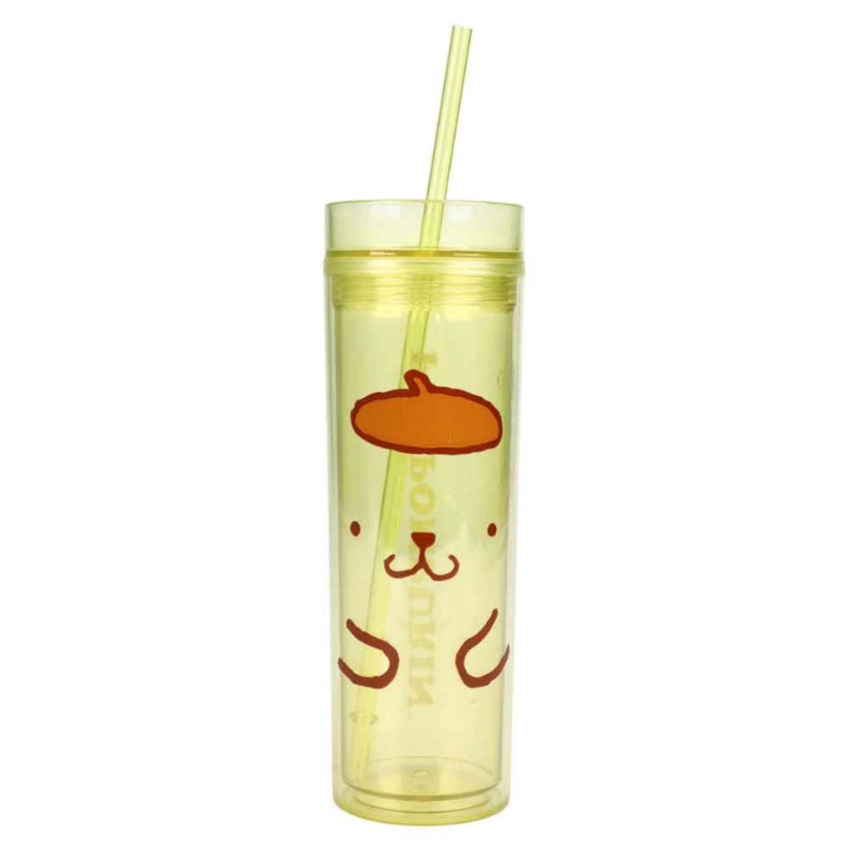 Sanrio Sanrio - Pompompurin 16oz Plastic Travel Cup