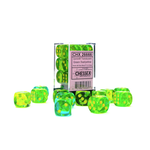 Chessex Chessex - Translucent Green-Teal/Yellow 16mm D6 Dice Block