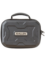 Allen Allen 829 EXO Handgun Case made Polymer with Black Finish, Molded Carry Handle, Egg Crate Foam & Lockable Zippers 9" x 6.25" Interior Dimensions