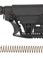 Luth-AR Luth-AR, MBA-3 Stock With Buffer Assembly, Mil-Spec Dia 6-Position Carbine Buffer Tube, .223/5.56 Buffer, Buffer Spring, Latch Plate and Lock Ring, Adjustable Length of Pull/Cheek Height/Butt Plate, Fits AR-15, Black