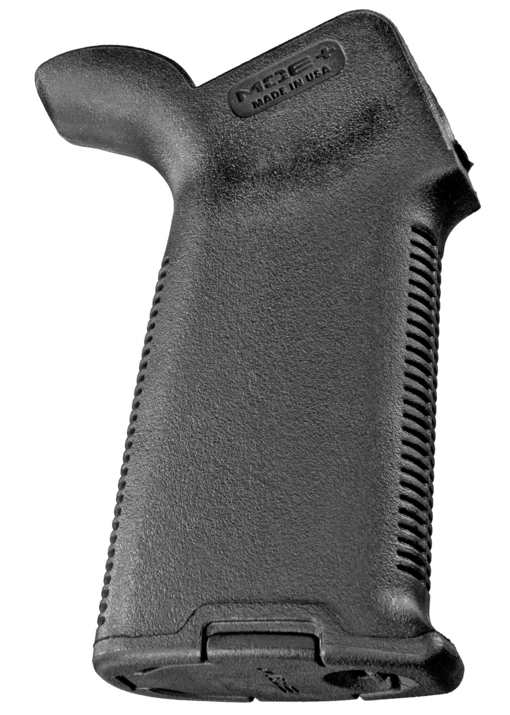 Magpul Industries Magpul MAG416-BLK MOE+ Grip Black Polymer w/OverMolded Rubber Textured Finish Fits AR-15/AR-10/M16/M4/M110/SR25