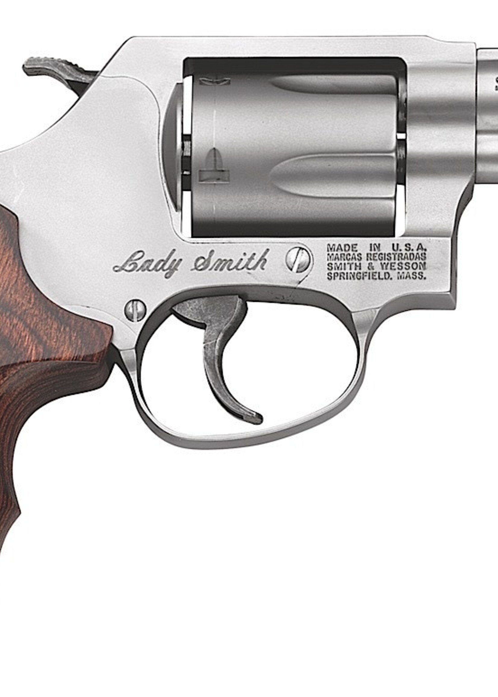 Smith & Wesson Smith & Wesson 162414 Model 60 Ladysmith 357 Mag or 38 S&W Spl +P Stainless Steel 2.12" Barrel & 5rd Cylinder, Satin Stainless Steel J-Frame, Ergonomic Wood Grip For Smaller Hands
