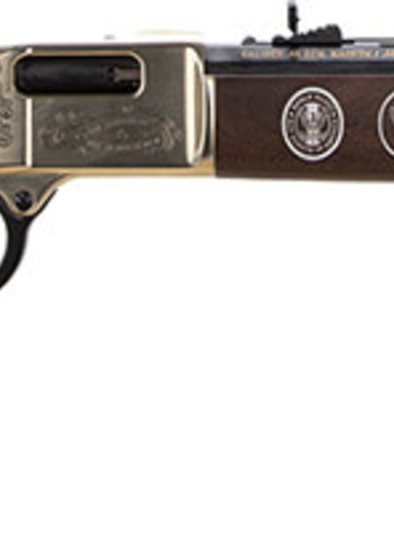 Henry Henry H006ES Big Boy Eagle Scout Centennial Tribute 44 Spec Caliber with 10+1 Capacity, 20" Blued Barrel, Polished Brass Engraved Metal Finish & American Walnut Stock Right Hand (Full Size)