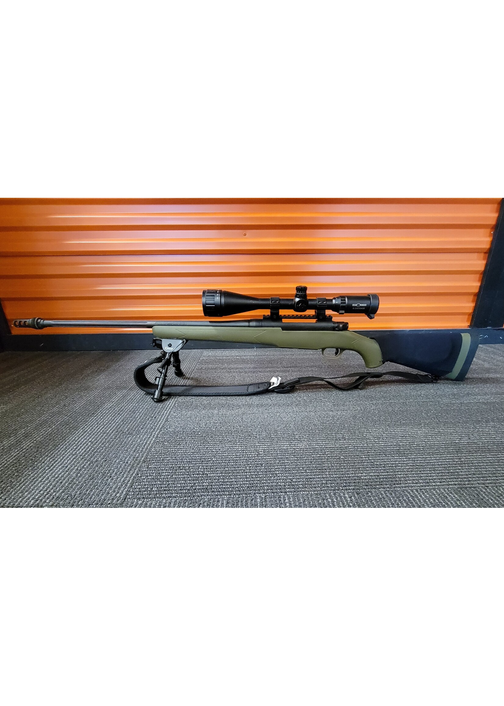 Mossberg (USED) Mossberg Patriot Night Train Combo, Bolt Action, .300 Winchester Magnum, 24" Barrel, 4 Rounds