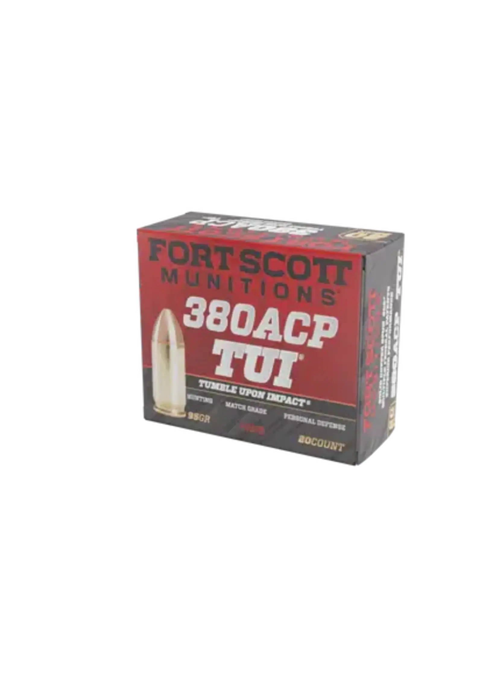 Fort Scott Fort Scott .380 ACP 95 Grain Ammunition