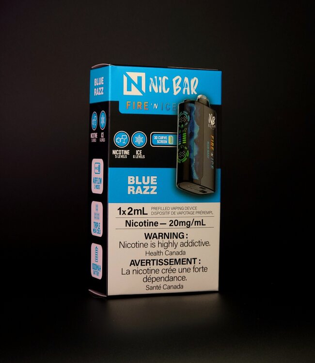 Nic Bar Fire n' Ice - Blue Razz