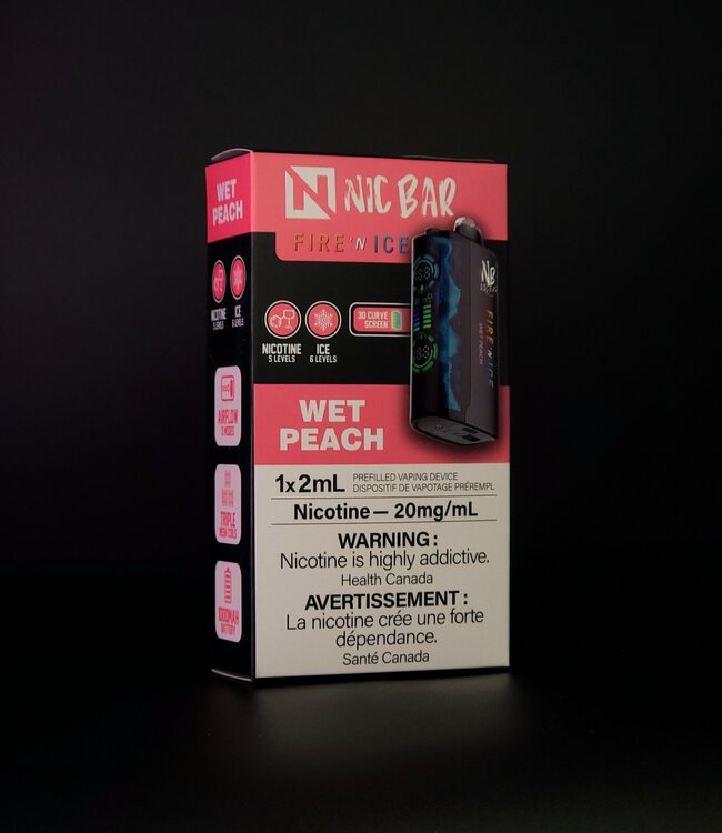 Nic Bar Fire n' Ice - Wet Peach