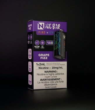 Nic Bar Fire n' Ice Grape Fizz
