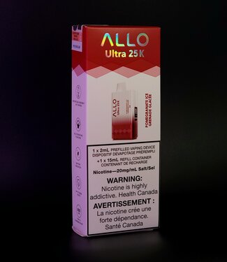 Allo Ultra 25k Pomegranate Ice