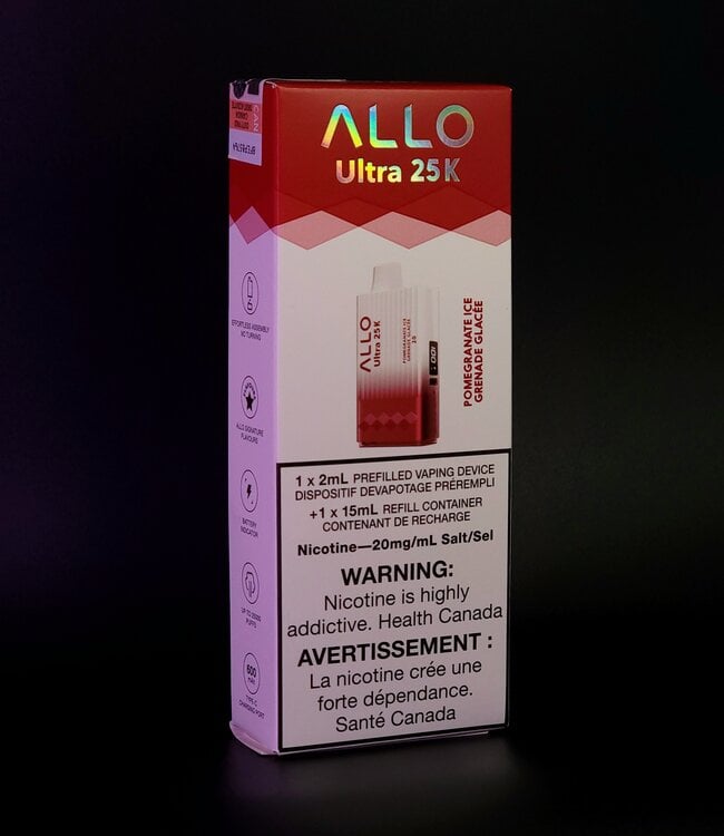 Allo Ultra 25K - Pomegranate Ice