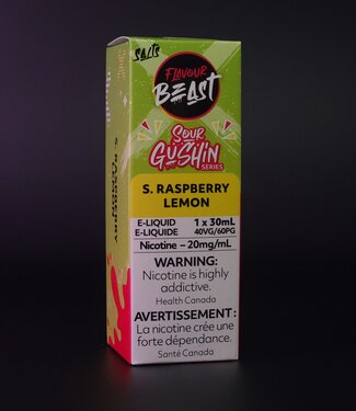 Flavour Beast Gushin Sour Raspberry Lemon
