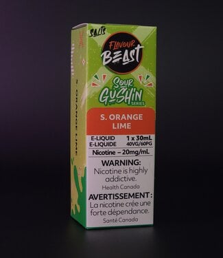 Flavour Beast Gushin Sour Orange Lime