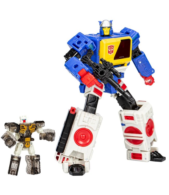 Transformers Legacy Evolution Voyager Twincast and Autobot Rewind