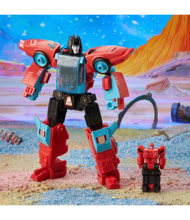 Transformers Generations Legacy Deluxe Autobot Pointblank & Autobot Peacemaker