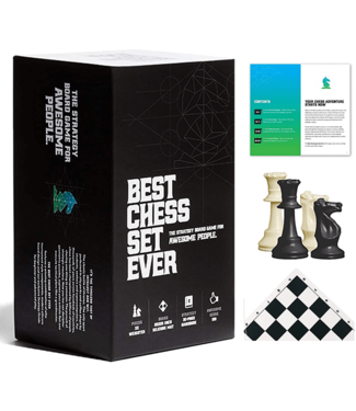 BEST CHESS SET EVER XL (BLACK AND GREEN REVERSIBLE) (EN)