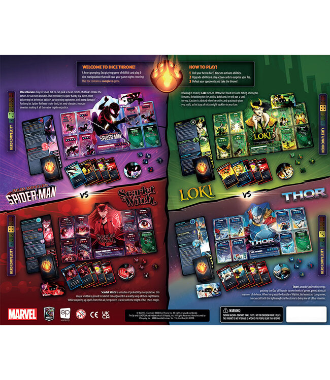 DICE THRONE MARVEL :  4 HERO BOX (EN)